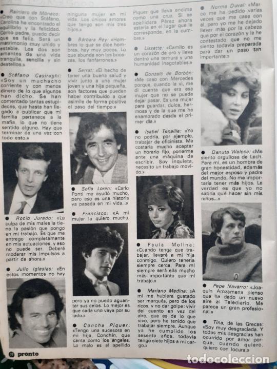 Coleccionismo de Revistas y Peri&oacute;dicos: JULIO IGLESIAS NORMA DUVAL SERRAT FRANCISCO ISABEL TENAILLE DANUTA WALESA STEFANO CASIRAGHI