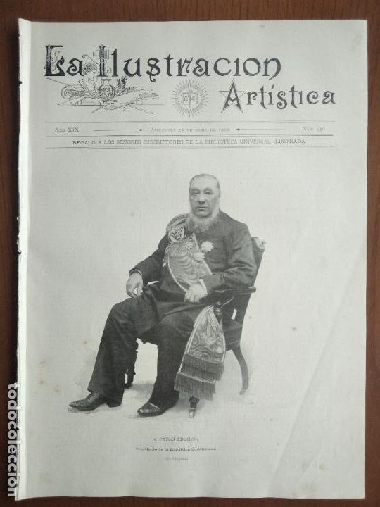 Coleccionismo de Revistas y Peri&oacute;dicos: La Ilustraci&oacute;n Art&iacute;stica. N&uacute;m. 956. 23 de abril de 1900
