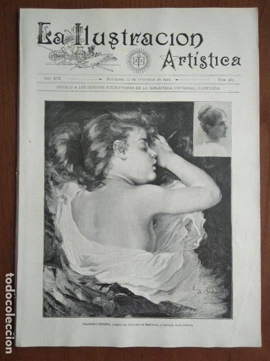 Coleccionismo de Revistas y Peri&oacute;dicos: La Ilustraci&oacute;n Art&iacute;stica. N&uacute;m. 985. 12 de noviembre de 1900