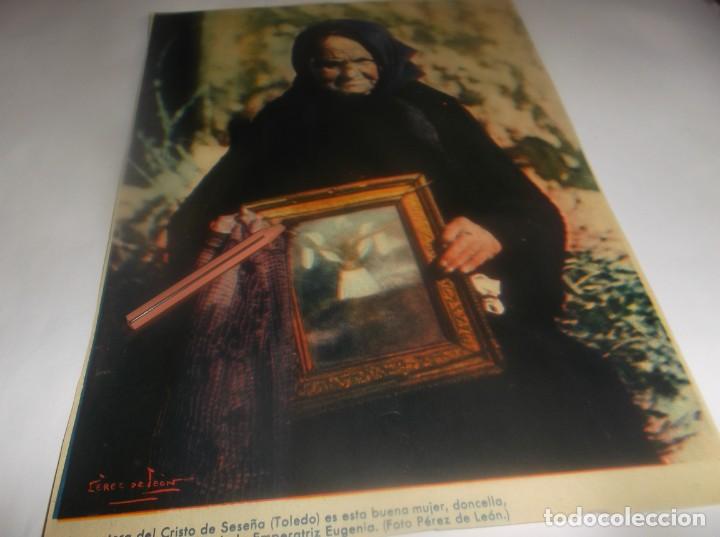 Coleccionismo de Revistas y Peri&oacute;dicos: RECORTE A&Ntilde;O 1934 - SESE&Ntilde;A (TOLEDO) LA SANTERA DEL CRISTO DE SESE&Ntilde;A