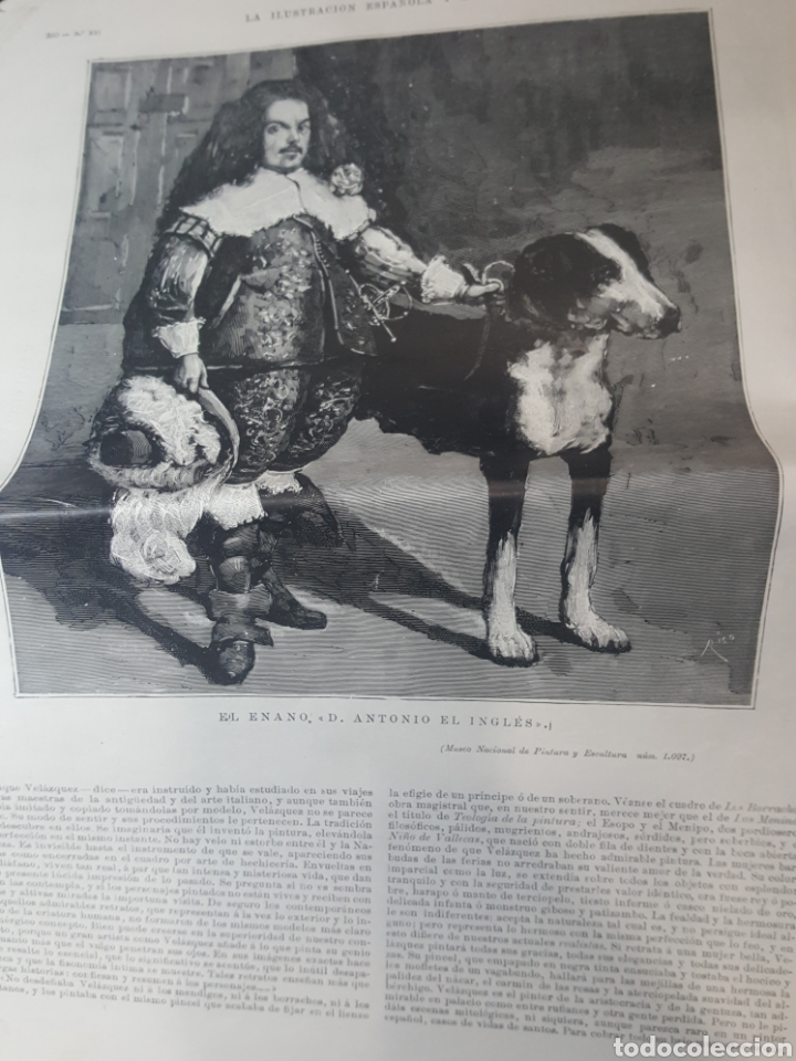 Coleccionismo de revistas y peri&oacute;dicos: SEPARATA DE LA ILUSTRACION ESPA&Ntilde;OLA Y AMERICANA. PINTOR VELAZQUEZ. 20 PAGS. 6 JUNIO 1899