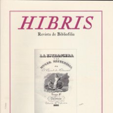 Coleccionismo de Revistas y Periódicos: HIBRIS: REVISTA DE BIBLIOFILIA * FERRARI BILOCH * EDITOR CABRERIZO * SHERLOCK HOLMES. Lote 252408655
