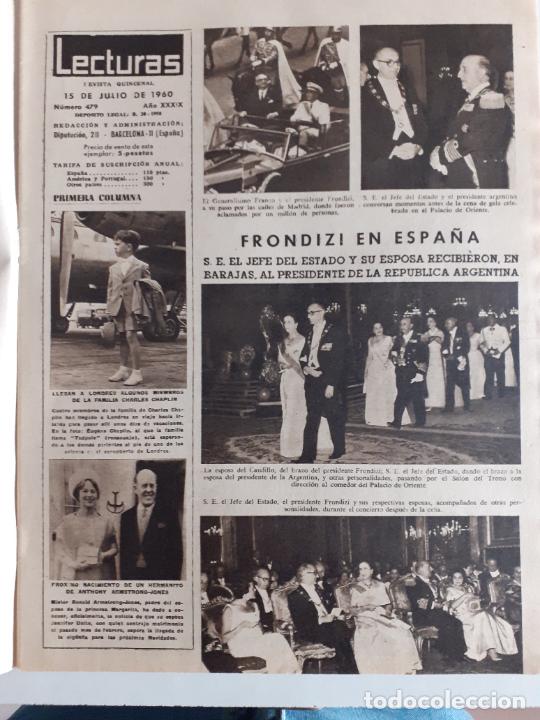 Coleccionismo de Revistas y Peri&oacute;dicos: frondizi en espa&ntilde;a con franco charles chaplin