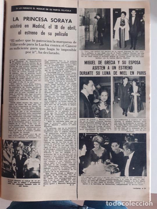 Sammeln von Zeitschriften und Zeitungen: LA PRINCESA SORAYA MIGUEL DE GRECIA MARIA CALLAS IRENE PAPAS ANTOHINY QUINN
