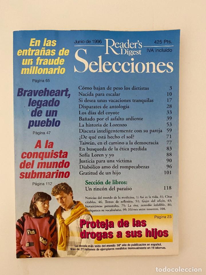 Coleccionismo de Revistas y Peri&oacute;dicos: SELECCIONES READER&acute;S DIGEST. JUNIO DE 1996. PAGS. 144