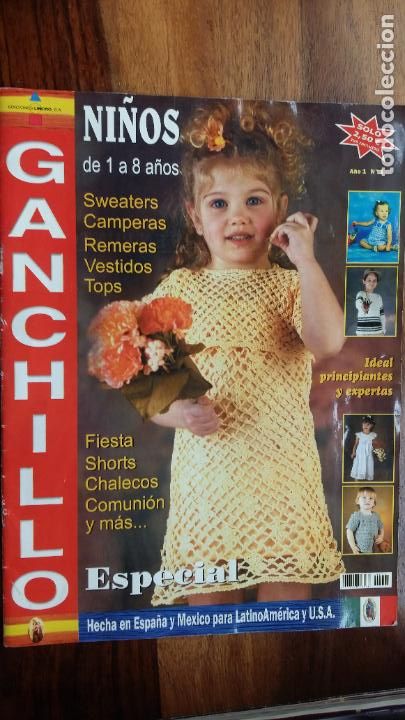 Coleccionismo de Revistas y Peri&oacute;dicos: GANCHILLO ESPECIAL a&ntilde;o 1 n&ordm; 1 ni&ntilde;os de 1 a 8 a&ntilde;os
