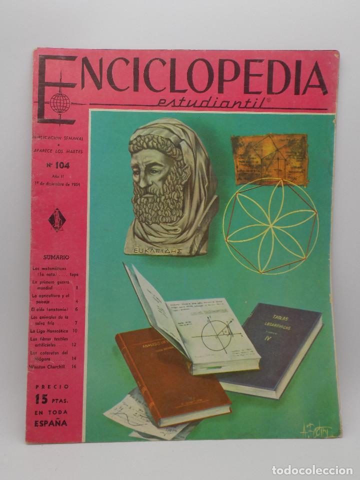 Colecionismo de Revistas e Jornais: ENCICLOPEDIA ESTUDIANTIL N.104