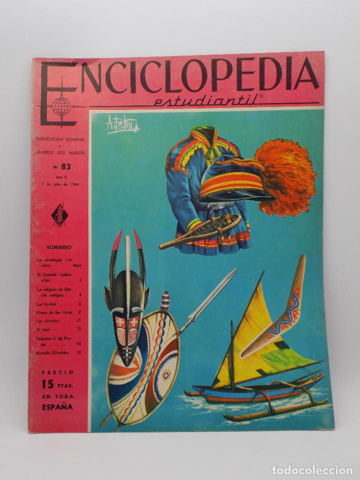 Colecionismo de Revistas e Jornais: ENCICLOPEDIA ESTUDIANTIL N.83