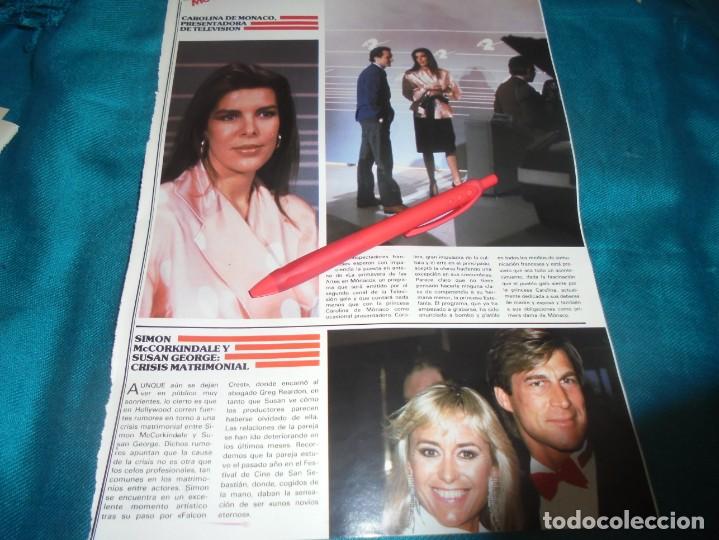 Sammeln von Zeitschriften und Zeitungen: RECORTE : CAROLINA DE MONACO, PRESENTADORA DE TELEVISION. SEMANA, ABRIL 1987(#)