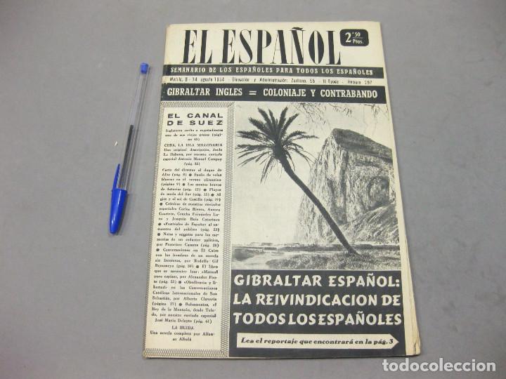 Coleccionismo de Revistas y Peri&oacute;dicos: Revista El Espa&ntilde;ol. N&ordm; 297. Madrid, 8 de agosto de 1954.