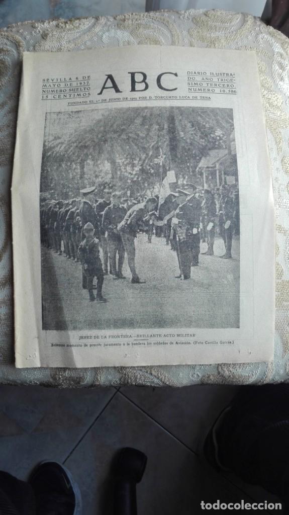 Coleccionismo de Revistas y Peri&oacute;dicos: ABC SEVILLA 6 de mayo de 1937 n&uacute;mero 10586