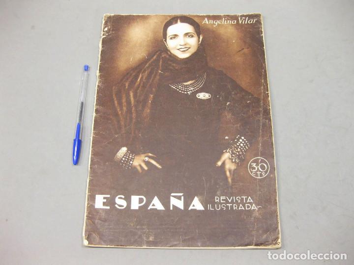 Coleccionismo de Revistas y Peri&oacute;dicos: Espa&ntilde;a. Revista Ilustrada. N&ordm; 13. Madrid, 30 de noviembre de 1929. Portada Angelina Vilar.