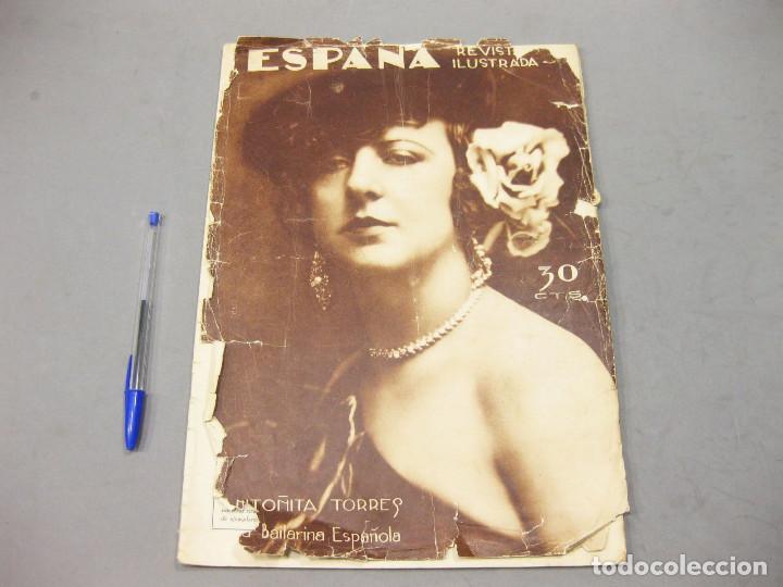 Coleccionismo de Revistas y Peri&oacute;dicos: Espa&ntilde;a. Revista Ilustrada. N&ordm; 14. Madrid, 15 de diciembre de 1929. Portada Anto&ntilde;ita Torres.