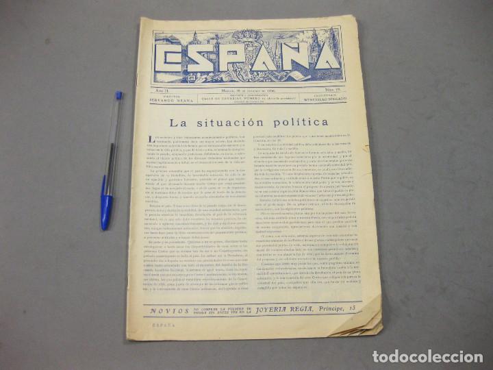 Coleccionismo de Revistas y Peri&oacute;dicos: Espa&ntilde;a. Revista Ilustrada. N&ordm; 19. Madrid, 28 de febrero de 1930. Incompleta.