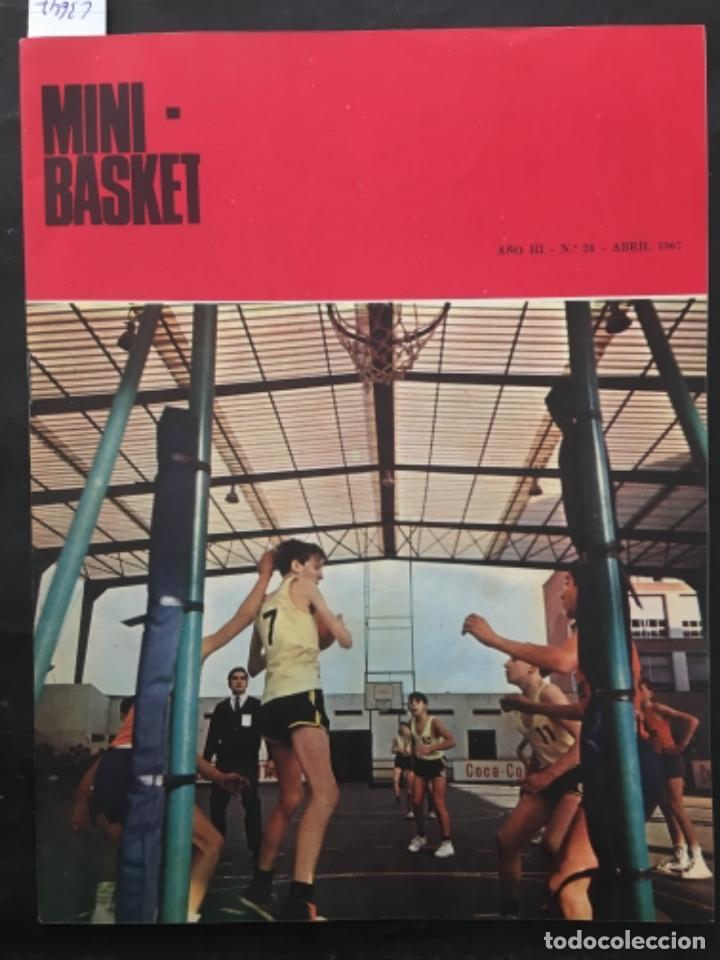 Coleccionismo de revistas y peri&oacute;dicos: REVISTA MINI BASKET, FEDERACION ESPA&Ntilde;OLA BALONCESTO, NUMERO 24, 1967