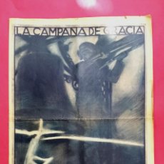 Coleccionismo de Revistas y Periódicos: SEGRELLES - PORTADA LA CAMPANA DE GRACIA - 1926 - REVISTA GRAN FORMATO. Lote 252633965