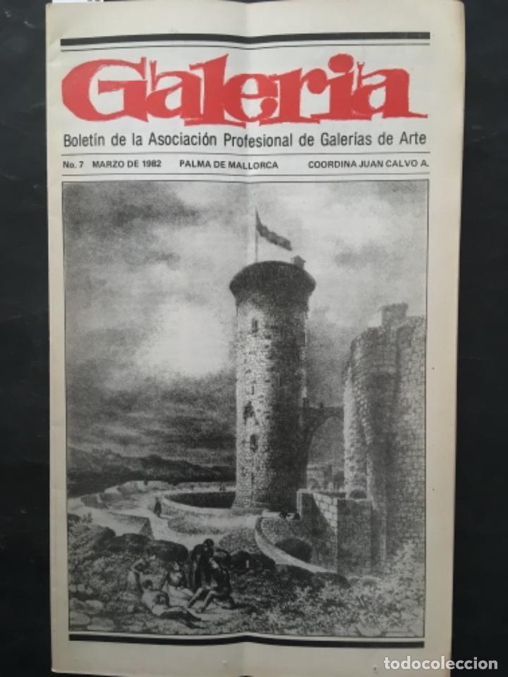 Coleccionismo de Revistas y Peri&oacute;dicos: REVISTA GALERIA, ASOCIACION PROFESIONAL GALERIAS DE ARTE PALMA DE MALLORCA, NUMERO 7, 1982