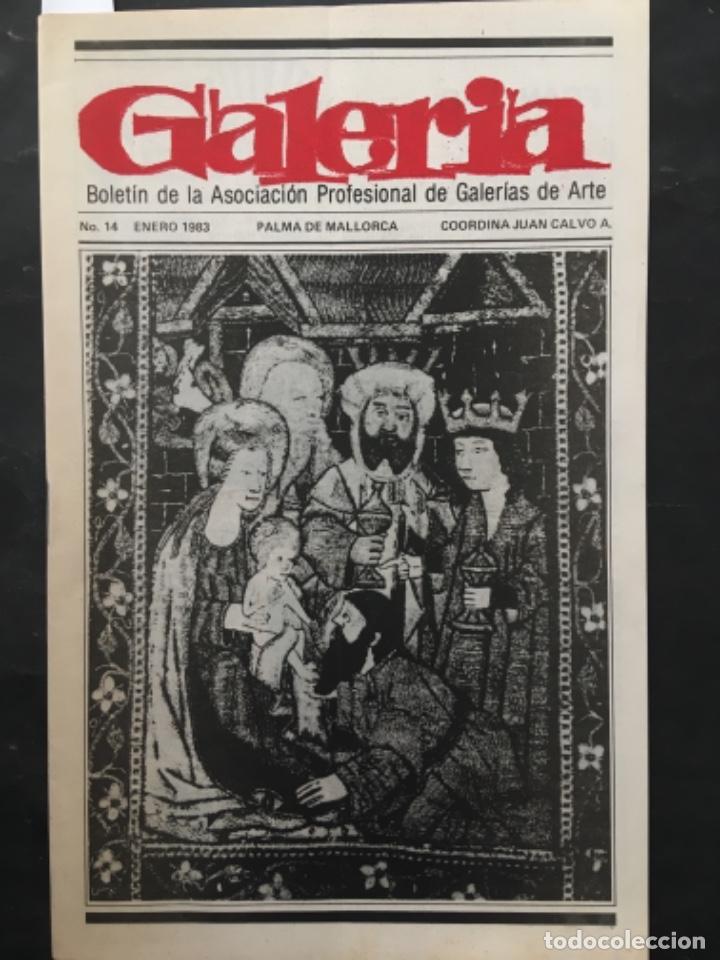 Coleccionismo de Revistas y Peri&oacute;dicos: REVISTA GALERIA, ASOCIACION PROFESIONAL GALERIAS DE ARTE PALMA DE MALLORCA, NUMERO 14, 1983