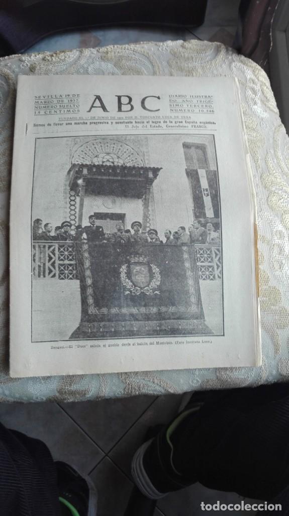 Coleccionismo de Revistas y Peri&oacute;dicos: ABC SEVILLA 19 de marzo de 1937 n&uacute;mero 10546