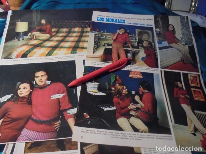 Coleccionismo de Revistas y Peri&oacute;dicos: RECORTE : ROCIO DURCAL Y JUNIOR, UN MATRIMONIO POP. SEMANA, FBRO 1970(#)