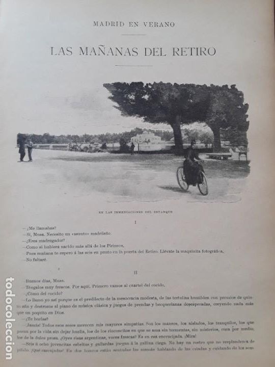 Coleccionismo de Revistas y Peri&oacute;dicos: LAS MA&Ntilde;ANAS DEL RETIRO MARDID EL SALON CONDES DE VIA-MANUEL MANUEL PEDREGAL POLITICO MUERTE A&Ntilde;O 1896