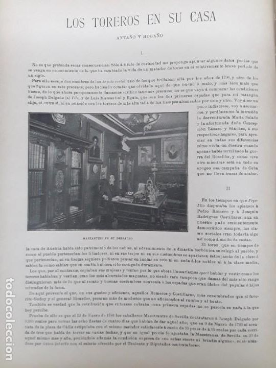 Coleccionismo de Revistas y Peri&oacute;dicos: LOS TOREROS EN CASA MAZZANTINI LA SALUD EN CUBA LA HABANA MATANZAS PINAR DEL RIO BAYAMO A&Ntilde;O 1896