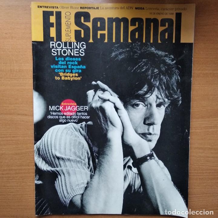 Coleccionismo de Revistas y Peri&oacute;dicos: EL SUPLEMENTO SEMANAL #534.ROLLING STONE/MIKE JAGGER..1998.PEDIDO MINIMO : 5&euro;