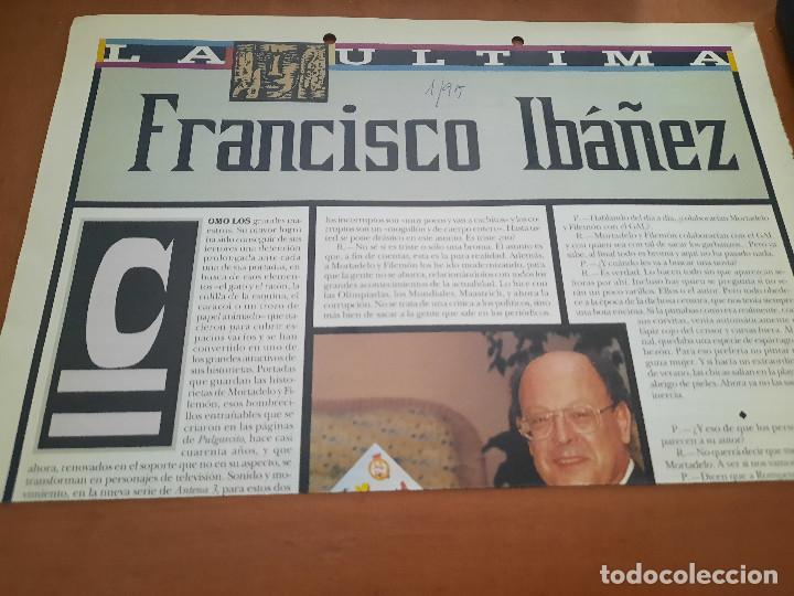Coleccionismo de revistas y peri&oacute;dicos: FRANCISCO IBA&Ntilde;EZ. ENTREVISTA. ANA BUENO. 1 P&Aacute;GINAS. ARTICULO EXTRAIDO DE UNA REVISTA. BUEN ESTADO.