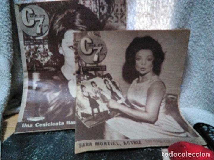 Coleccionismo de revistas y peri&oacute;dicos: Dos antiguas revistas de CINE en 7 dias