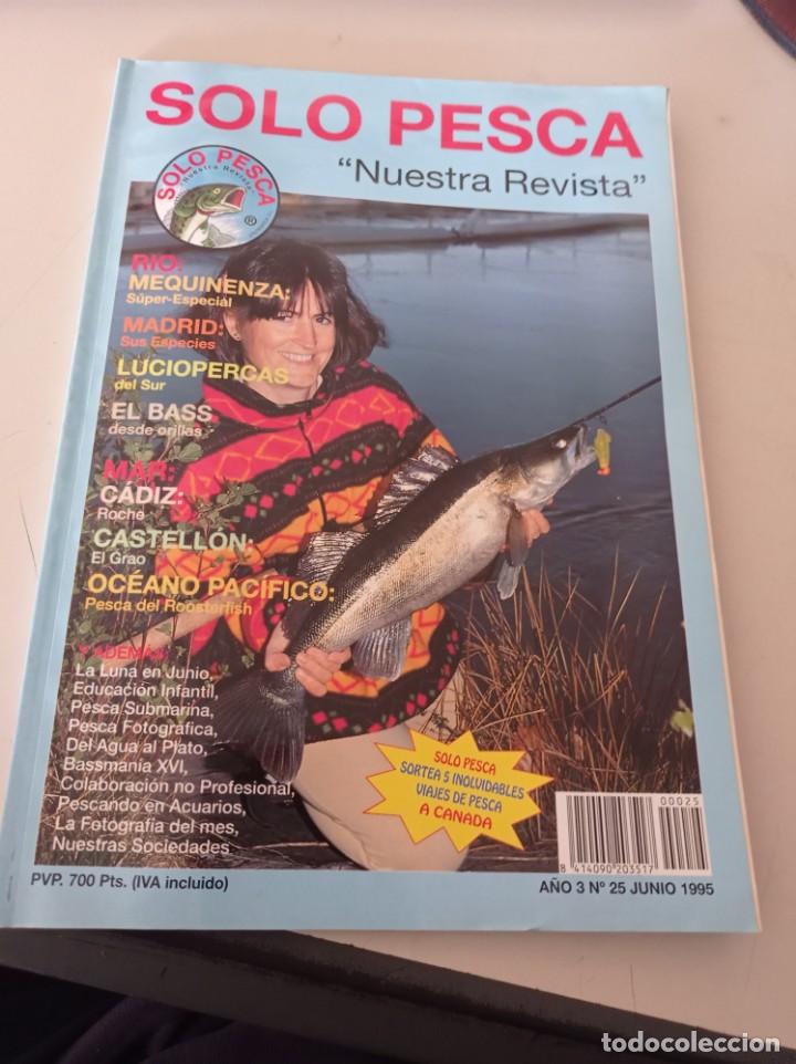 Collectionnisme de Revues et Journaux: REVISTA SOLO PESCA, N&ordm; 25, JUNIO 1995 REF. GAR 333