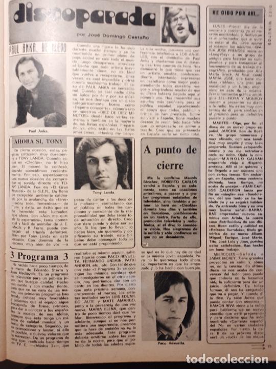 Collezionismo di Riviste e Giornali: tony landa paco revuelta paul anka
