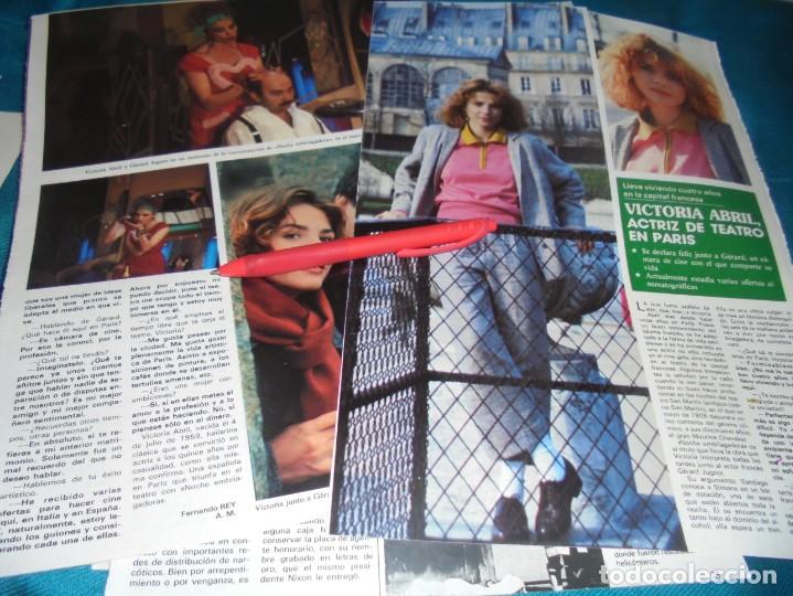 Coleccionismo de revistas y peri&oacute;dicos: RECORTE : VICTORIA ABRIL, ACTRIZ DE TEATRO EN LONDRES. SEMANA, ENERO 1987(#)