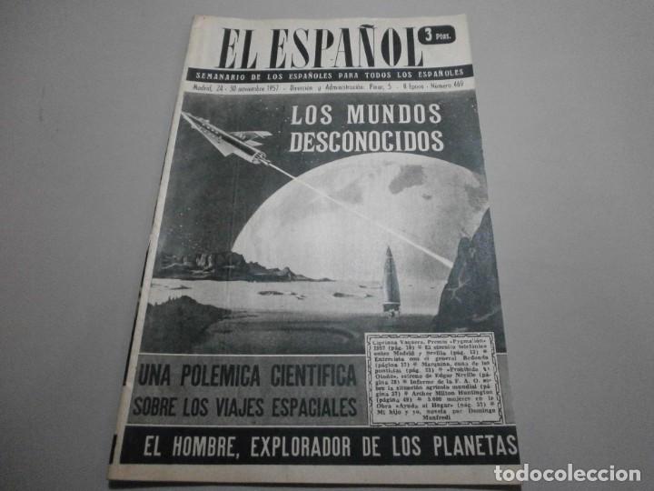 Coleccionismo de revistas y peri&oacute;dicos: antigua revista el espa&ntilde;ol 1957 n&ordm; 469 completa buen estado