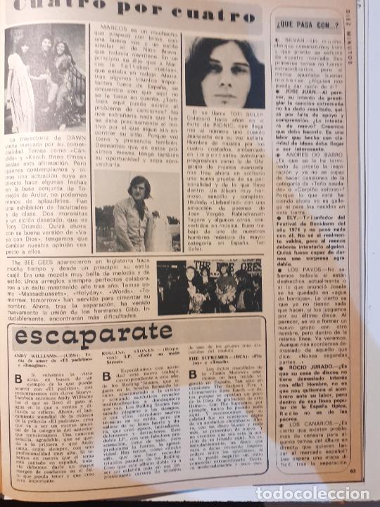 Coleccionismo de revistas y peri&oacute;dicos: DAWN MARCOS BEE GEES TOTI SOLER