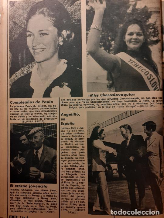 Coleccionismo de Revistas y Peri&oacute;dicos: MAURICE CHEVALIER MISS CHECOSLOVAQUIA ANGEILLO DOLORES ABRIL JUANITO VALDERRAMA PAOLA DE LIETJA