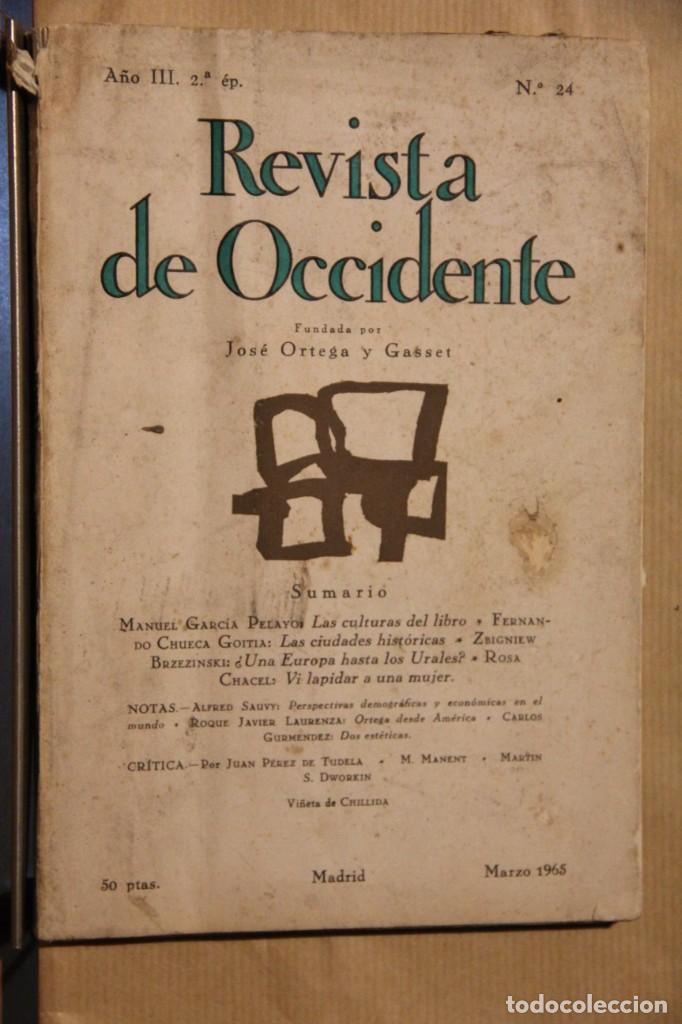 Coleccionismo de Revistas y Peri&oacute;dicos: Revista de Occidente: revista fundada por Jos&eacute; Ortega y Gasset, 2&ordm; EPOCA, marzo 1965 n&uacute;m. 24