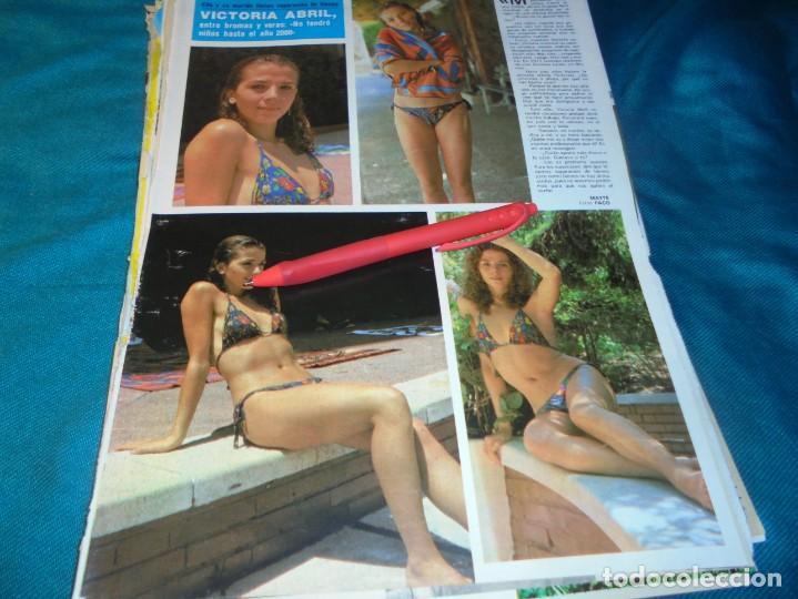 Coleccionismo de revistas y peri&oacute;dicos: RECORTE : VICTORIA ABRIL. SEMANA, AGTO 1979(#)