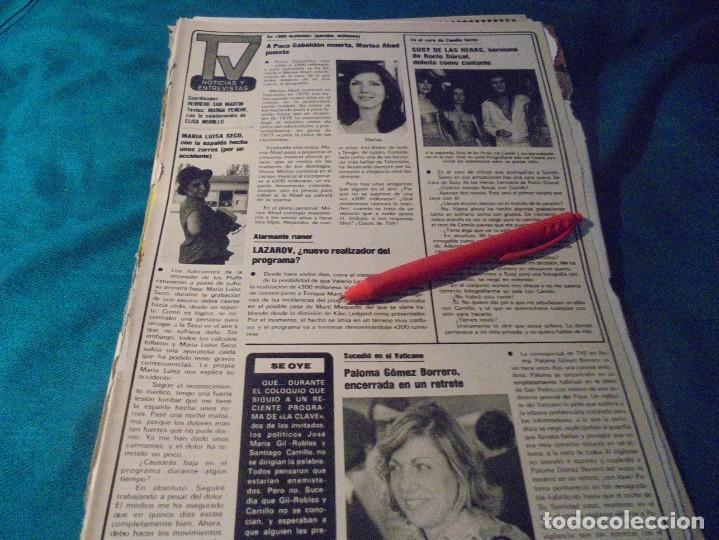 Coleccionismo de Revistas y Peri&oacute;dicos: RECORTE : CAMILO SESTO CON SUSY DE LAS HERAS (SOBRINA DE ROCIO DURCAL) SEMANA, AGTO 1979(#)