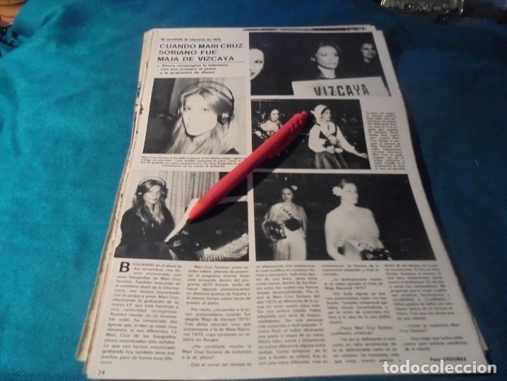 Collectionnisme de Revues et Journaux: RECORTE : CUANDO MARI CRUZ SORIANO FUE ELEGIDA MAJA DE VIZCAYA. SEMANA, OCTBRE 1979(#)