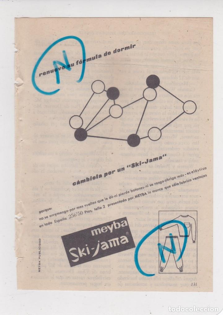 Coleccionismo de Revistas y Peri&oacute;dicos: PUBLICIDAD T 1956. ANUNCIO SKI-JAMA. MEYBA