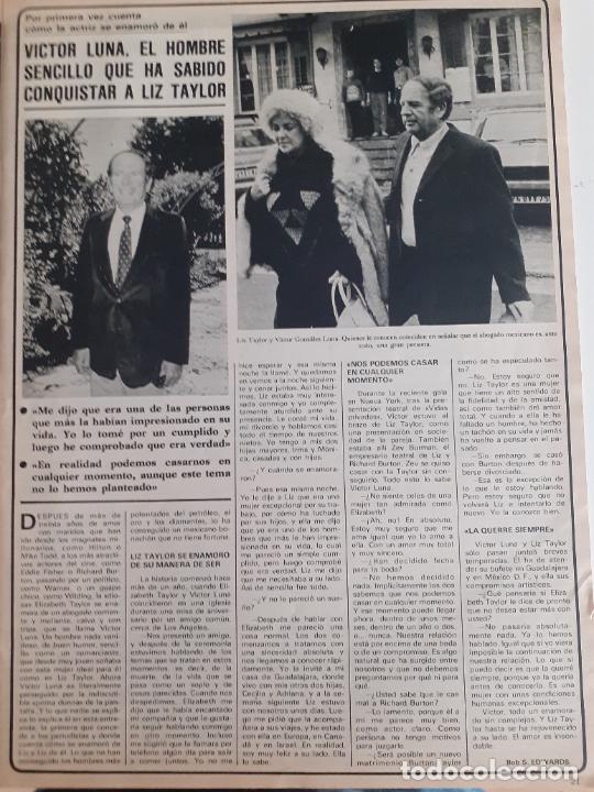 Coleccionismo de Revistas y Peri&oacute;dicos: ELIZABETH TAYLOR LIZ VICTOR LUNA