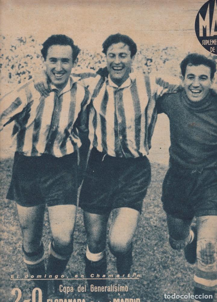 Collezionismo di Riviste e Giornali: Marca n&ordm; 78 1944 El Granada elimina al Madrid . El Murcia vence y elimina al Oviedo
