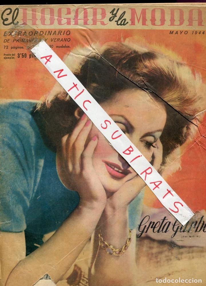 Collezionismo di Riviste e Giornali: REVSITA A&Ntilde;O 1944 GRETA GARBO EN PORTADA LAOS TARSIA NOVOCREMA DE MASNOU BARANGE SOMIER HERCULES SEMA