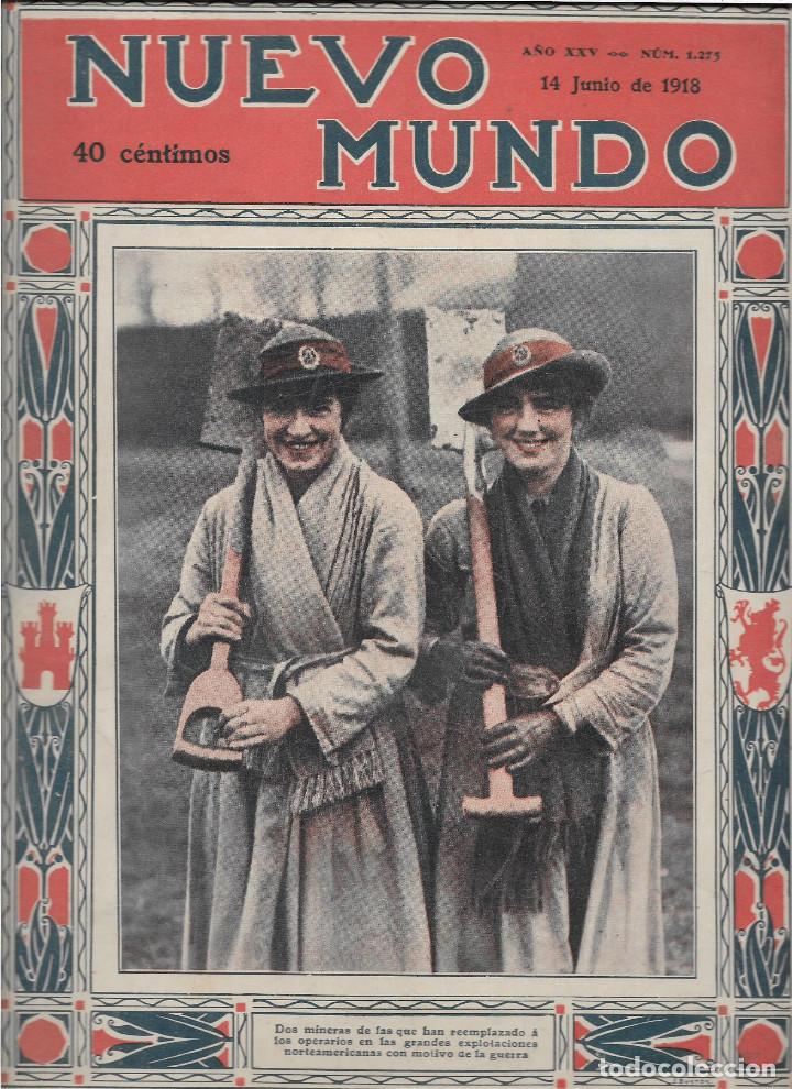 Coleccionismo de Revistas y Peri&oacute;dicos: REVISTA - NUEVO MUNDO-- FECHA, 14 JUNIO 1918, VER FOTOS