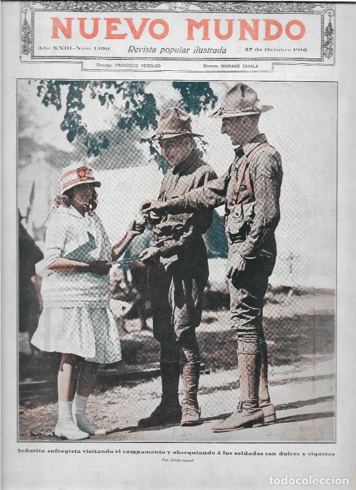 Coleccionismo de Revistas y Peri&oacute;dicos: REVISTA - NUEVO MUNDO-- FECHA, 27 OCTUBRE1916, VER FOTOS