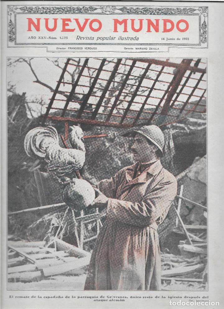 Coleccionismo de Revistas y Peri&oacute;dicos: REVISTA - NUEVO MUNDO-- FECHA, 14 JUNIO 1918, VER FOTOS