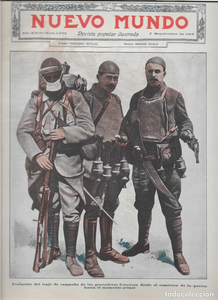 Collectionnisme de Revues et Journaux: REVISTA - NUEVO MUNDO-- FECHA, 7 SEPTIEMBRE 1917, VER FOTOS