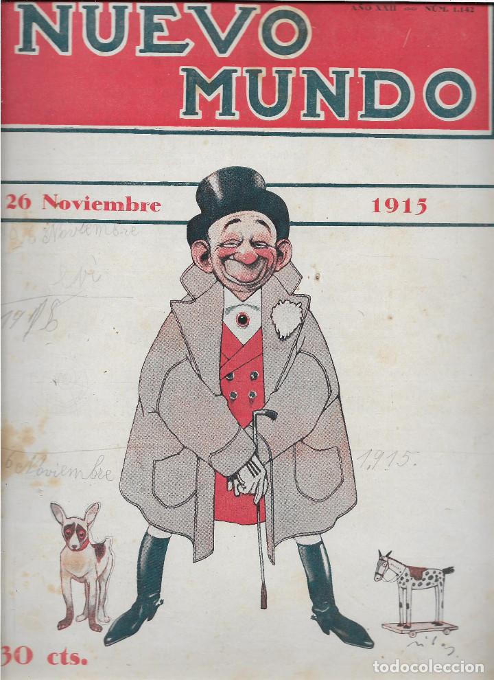 Coleccionismo de Revistas y Peri&oacute;dicos: REVISTA - NUEVO MUNDO-- FECHA, 26 NOVIEMBRE 1915., VER FOTOS