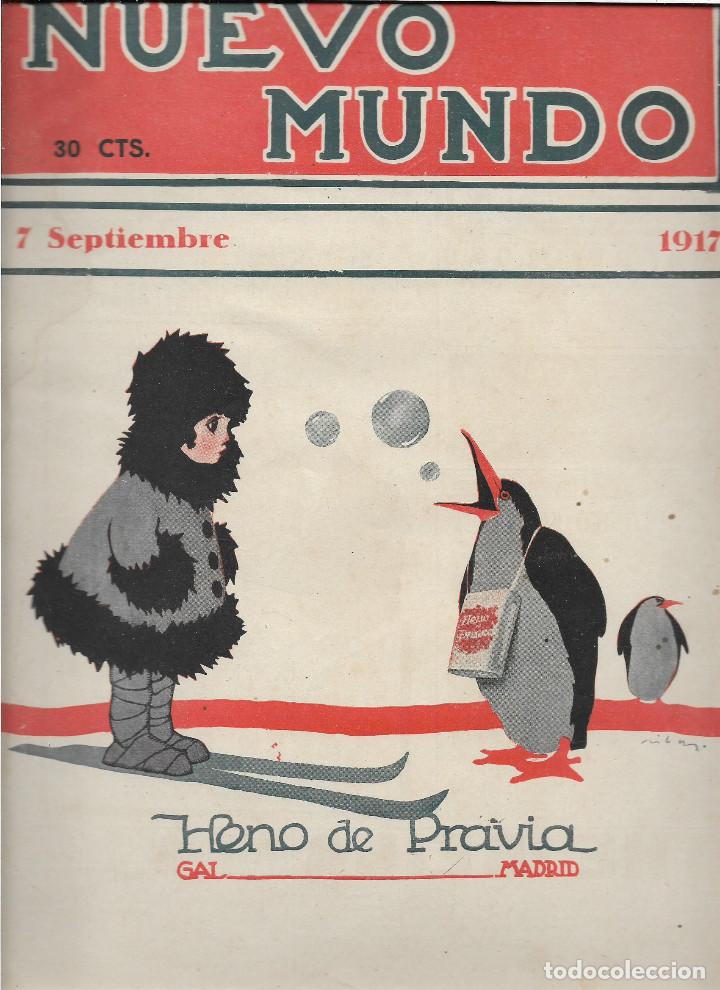 Coleccionismo de Revistas y Peri&oacute;dicos: REVISTA - NUEVO MUNDO-- FECHA, 7 SEPTIEMBRE 1917., VER FOTOS