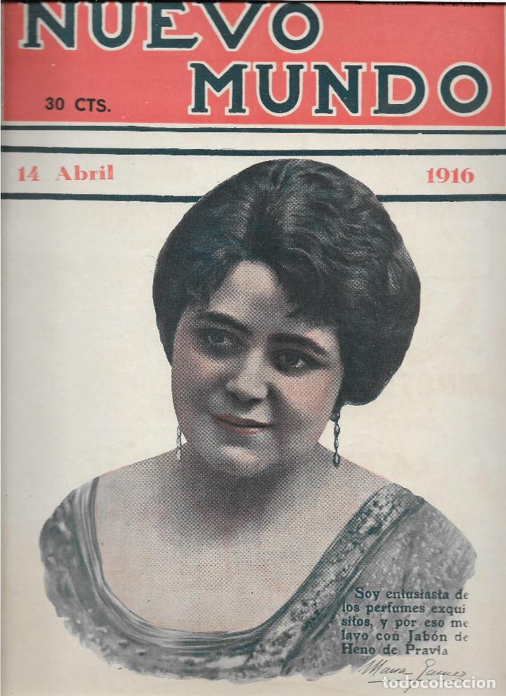 Coleccionismo de Revistas y Peri&oacute;dicos: REVISTA - NUEVO MUNDO-- FECHA, 14 ABRIL 1916., VER FOTOS